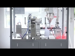 Straght line coffee capsule machine