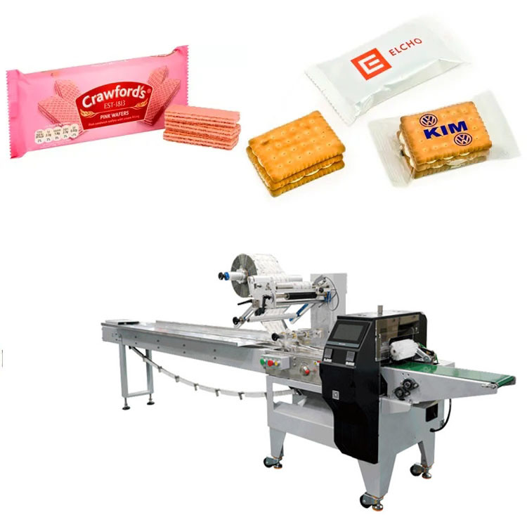 WZ-220 Cookie Hffs Horizontal Flow Wrapping Machine Customized ...