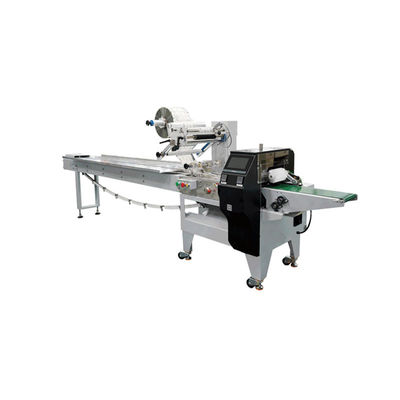 Toast Bread Hffs Horizontal Flow Wrapping Machine WZ220 Food Automatic Packaging Machine