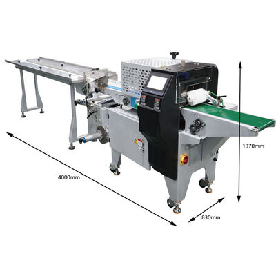 Choco Crispy Crepes Fully Automatic Bag Packaging Machine With 220V/50Hz Power Supply
