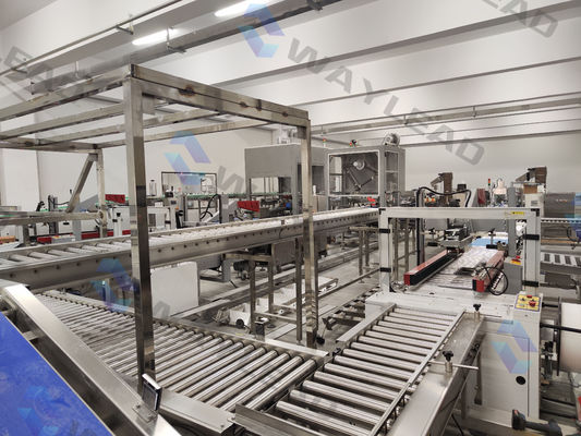 250-350g/m2 Carton Size Leisure Food Automatic Packaging Machinery / Production Line