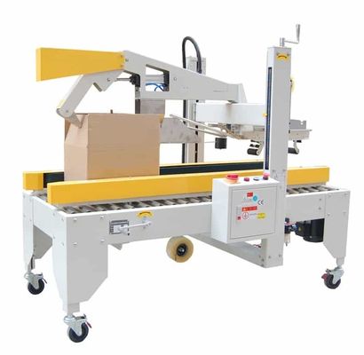 FX-6050 Auto Carton Sealer Machine 220V / 50Hz Power Supply For Food Beverage