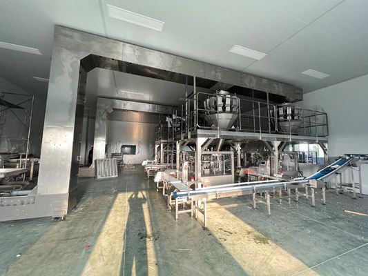 30 M/min Feeding Speed PLC Controller System Automatic Packaging Line For 250-350g/m2 Carton Size