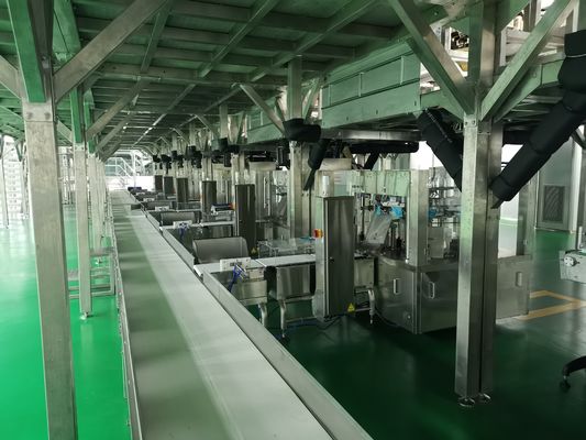 Multi-blades Cutting Type Automatic Baking Packaging Line With Low Noise ≤78 Db