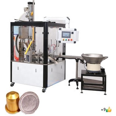Automatic Coffee Capsule Packaging Machine SUS304 Special Filling Machines For Food Processing Plants
