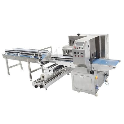 120-300 Mm Package Length Flow Wrapping Machine With 3.1kw Total Power And 30-150 Bags/min Packing Speed