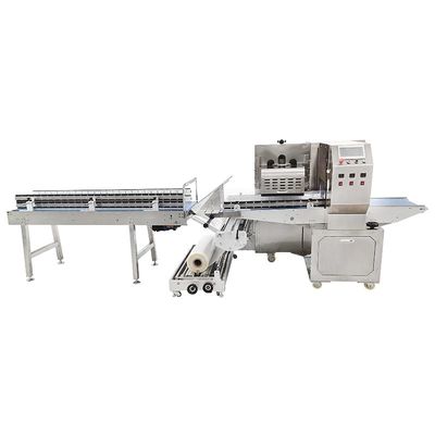 Automatic Flow Wrapping Machine for candy and hardware packaging at speeds up to 150 packs per minute