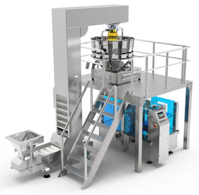 Snacks Nuts Doypack Packaging Machine For Single PE PE Composite Film Paper Film