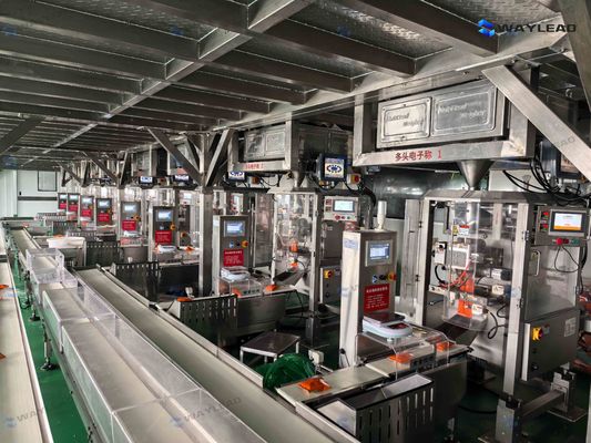 Automatic Vertical Form Fill Seal Commercial Coffee Beans Granules Vffs Packing Machine