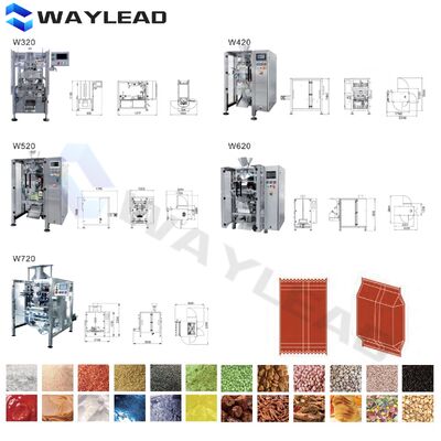 Vertical Form Fill Seal Machine Packaging Solutions For Food Processing Granules Liquids Powders