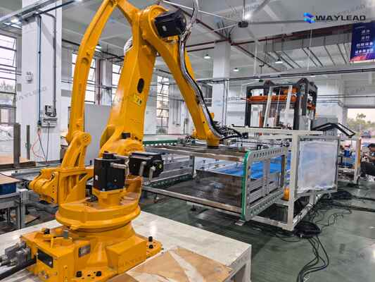 Industrial Robot Palletizing System Time-Saving and Labor-Saving for Factory Use
